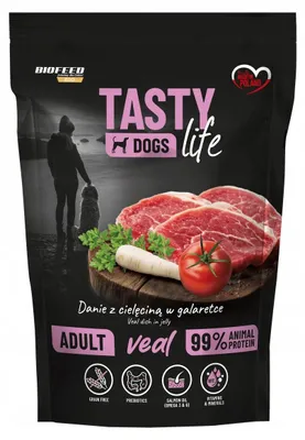 Obrázek produktu pro BIOFEED Tasty Dogs Life Hovězí - mokré krmivo pro psy - 150 g