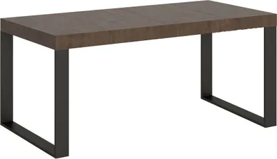 Produktbild von Ausziehbarer Tisch 90x90/246 cm Tecno Premium Walnuss