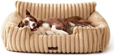 Produktbild von Weiches Katzenbett klein, 91x72x30cm, für Hauskatzen und Hunde, aus Plüsch