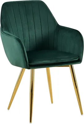 Produktbild von Esszimmerstuhl aus Samt – Modernes Design – Hoher Sitzkomfort, ergonomisch und stabil