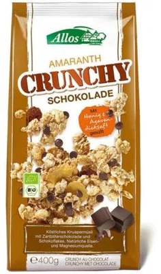 Productafbeelding van Allos Crunchy Amarant Chocolade (400 gr)
