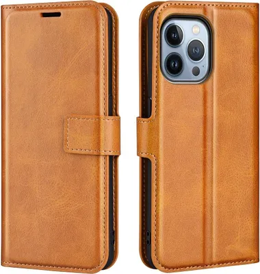 Produktbild von iPhone 14 Pro Hülle - Coverup Deluxe Klapphülle - Braun