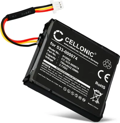 Immagine prodotto di CELLONIC 1x Batteria per Headset / Auricolare / Cuffie Compatibile con Logitech G930, F540, 533-000074 – (700mAh, 3.7V)
