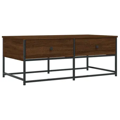 Produktbild von Couchtisch Braun Eichen-Optik 100x51x40 cm Holzwerkstoff