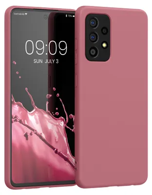Produktbild von kwmobile Hülle kompatibel mit Samsung Galaxy A52 / A52 5G / A52s 5G Hülle - gummierte TPU Silikon Handyhülle - Schutzhülle für kabelloses Laden - Case