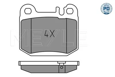 Produktbild von MEYLE 025 231 5715/PD Bremsbeläge Hinten passend für MERCEDES-BENZ M-Klasse (W163)