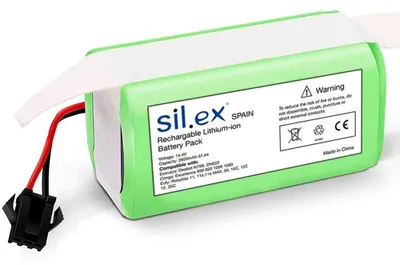 Ersatzakku für Conga, 14,4 V, 2600 mAh, 37,44 Wh, grün