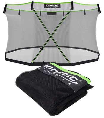 Produktbild von KINETIC SPORTS Trampolin Sicherheitsnetz für Bungee Safety Elite Gartentrampoline - Ersatznetz Fangnetz, ø 366 cm