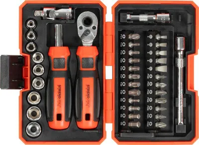 Produktbild von Schraubendrehersatz Strend Pro Premium, 38-teilig, Torx + Schlitz + Phillips