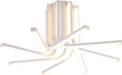 Produktbild von LED Deckenleuchte, Design, Metall, weiß, D 49 cm