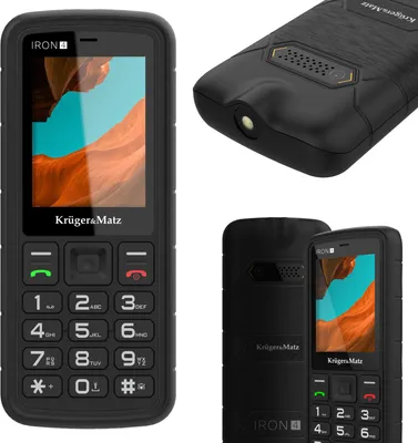 Produktbild von Pancerny Telefon IRON 4 dual sim 4G IP68 IP69K Kruger&Matz