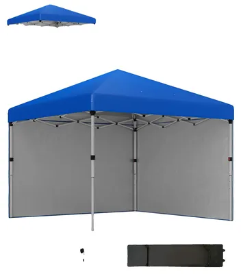 Obrázek produktu pro Skládací stan, nastavitelná výška, přenosný design, modrý