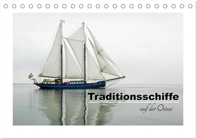Produktbild von Traditionsschiffe auf der Ostsee (Tischkalender 2025 DIN A5 quer), CALVENDO Monatskalender