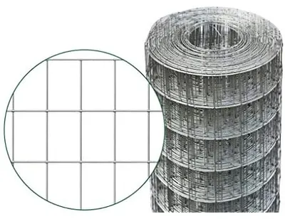 Obrázek produktu pro Pozinkovaná svařovaná síť s oky 76 x 51 mm, role 25 m. DAKOTA CLASSIC – 175 cm