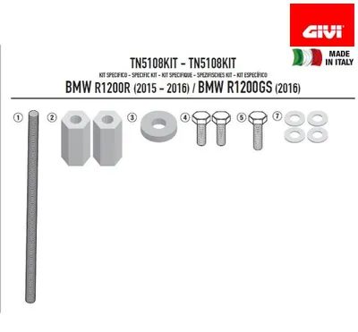 Produktbild von Montagekit GiVi für Scheinwerfer S310, S321, S322 für Honda CRF1000L Africa Twin