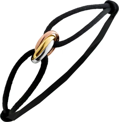 Produktbild von Tricolor Trinität Armband 585 14K Gelb-Weiss- Rosegold Trinity 99