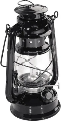 Produktbild von Kerosene Lamp Petroleumlampe Vintage-Öllampe Europäischen Stil Tragbare Outdoor Camping Lichter 24 cm Schwarz