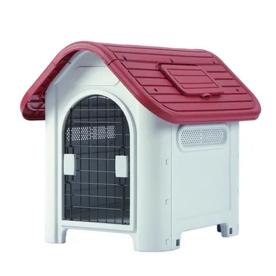 Produktbild von Hundehütte Hundehaus Hundehöhle Hundekäfig mit Dachluke Katzenhaus Haustierhaus Outdoor wetterfest