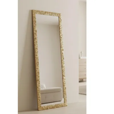 Obrázok produktu pre MO.WA Zrkadlo Nástenné zrkadlo Celoplošné zrkadlo Lehnspiegel Modern 55x145 cm Strieborný starožitný drevený rám Zvislé a vodorovné zrkadlo, zrkadlo do predsiene Zrkadlo do šatníka
