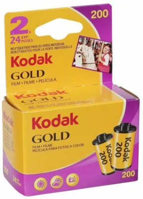 Produktbild von Kodak Gold 200 Gb135-24-h 2 Pack Rolle Rosa  Rosa One Size