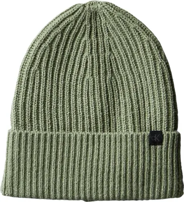 Obrázok produktu pre Čiapka Calvin Klein Uni Monogram Rib, farba: zelená (olivová), veľkosť: L/XL