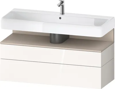 Produktbild von DURAVIT QA4396083220000 QTG WTU WH Ek. 1190x470x590 Wß Hgl. H