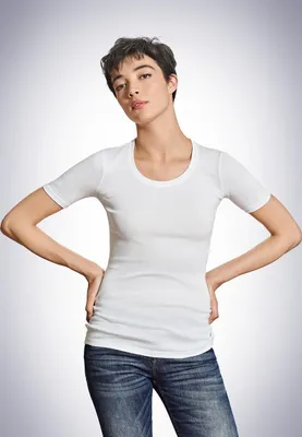 Produktbild von Schiesser Damen Shirt 1/2 - Berta weiss