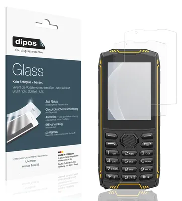 Image de 2x Protection ecrán pour Ulefone Armor Mini 5 mat Verre souple Film Protecteur 9H dipos