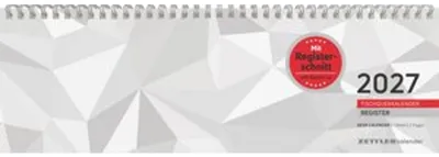 Produktbild von Tischquerkalender 1W/2S Register 2027