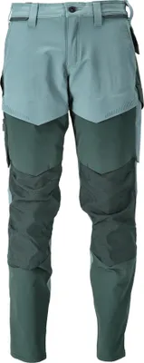 Produktbild von Mascot Hose mit Knietaschen, ULTIMATE STRETCH Hose Größe 76C46, helles waldgrün/waldgrün