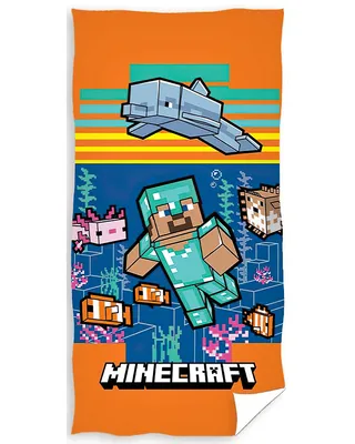 Produktbild von Minecraft Handtuch Strand Summer Badetuch 70x140cm
