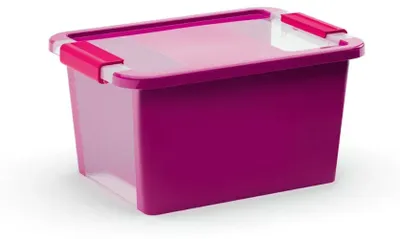 Produktbild von KIS Kunststoffbox Bi Box S Lila / Transparent