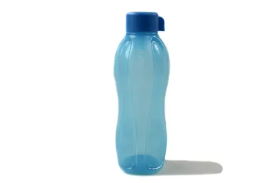 Image de TUPPERWARE To Go Eco 1,0 L bleu BOUTON PIVOTANT Gourde EcoEasy Gourde écologique