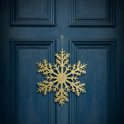 Productafbeelding van Kerstdecoratie – sneeuwvlok – glinsterend