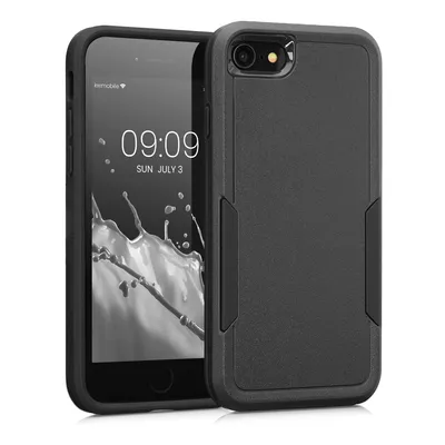 Produktbild von kwmobile Hülle kompatibel mit Apple iPhone SE (2022) / iPhone SE (2020) / iPhone 8 / iPhone 7 - Schutzhülle Case Handy aus TPU und Kunststoff - Cover