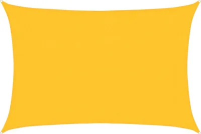 Image de vidaXL Voile d'ombrage 160 g/m² jaune 3x4,5 m HDPE