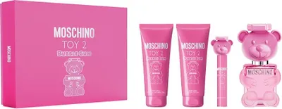 Produktbild von Edt Spray 100ml/Shower Gel 100ml/Body Lotion 100ml/Edt Spray 10ml Moschino Toy 2 Bubble Gum Set