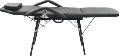 Zdjęcie produktu dla Przenośny Fotel Kosmetyczny, , 185 X 78 X 76 Cm, Czarny Lumarko!