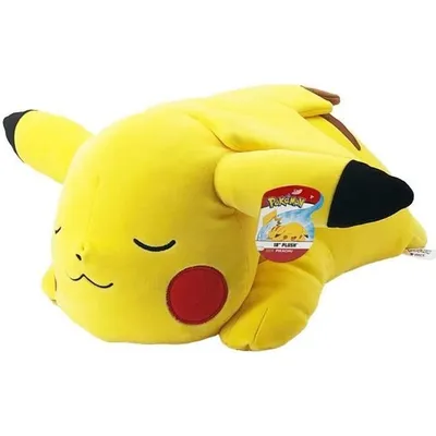 Obrázek produktu pro Plyšák na spaní Pikachu 40 cm - Pokémon - BANDAI - Plyšová hračka nebo polštářek - pro děti od 2 let