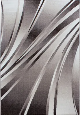 Produktbild von Villa Möbel Pararo Wohnzimmer-Teppich, Designteppich, Abstrakt Wellen Design, Farbe:Braun, Grösse:160x230 cm