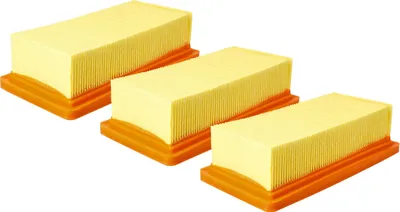 Produktbild von vhbw 3x Flachfaltenfilter Ersatz für Kärcher KFI 7420, 6.415-953.0 für Staubsauger