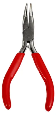 Produktbild von Gebogene Drahtwickelzange aus Kohlenstoffstahl mit rutschfestem Griff für die Schmuckherstellung