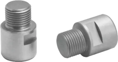 Produktbild von ergotec 06019001 Pedalachsverlängerung Edelstahl, für 9/16', silber (1 Paar)
