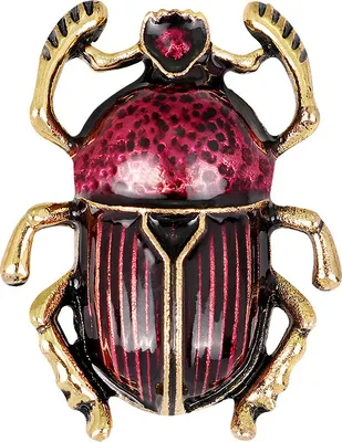Produktbild von Vintage Marienkäfer Emaille Tier Insekt Brosche Pin Frauen Schal Party Schmuck-Lila