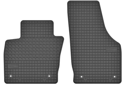 Image de Tapis avant en caoutchouc pour Audi Q3 depuis 2011 (SUV/coupé) – 2 pièces, noirs, sur mesure