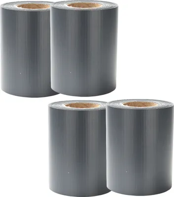 Produktbild von Jayseuw Sichtschutzstreifen PVC Windschutzstreifen Doppelstabmatten 200m Grau