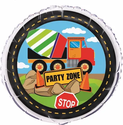 Obrázok produktu pre Jedinečná párty - Fóliový balón "Stavebná párty" - fólia SG32473 (jedna veľkosť) (farebný)