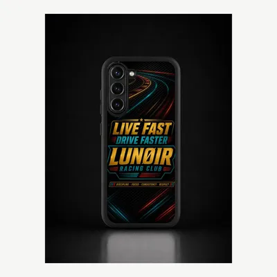 Produktbild von Samsung S23 Hülle Handyhülle Schutzhülle Case mit Motorsport Motiv – LUNØIR ©