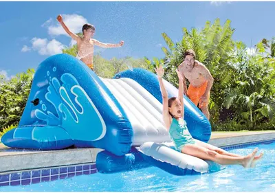 Produktbild von Intex 58849EP, Aufblasbare Kinderpool Wasserrutsche, 333 x 206 x 117 cm, Maximale Kapazität: 80 kg