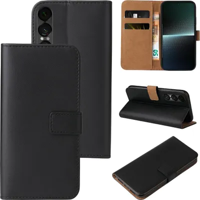 Produktbild von Handyhülle für Sony Xperia 1 VII Klapphülle Bookcase Flip Cover Hülle Handy Tasche Etui Farbe: Schwarz